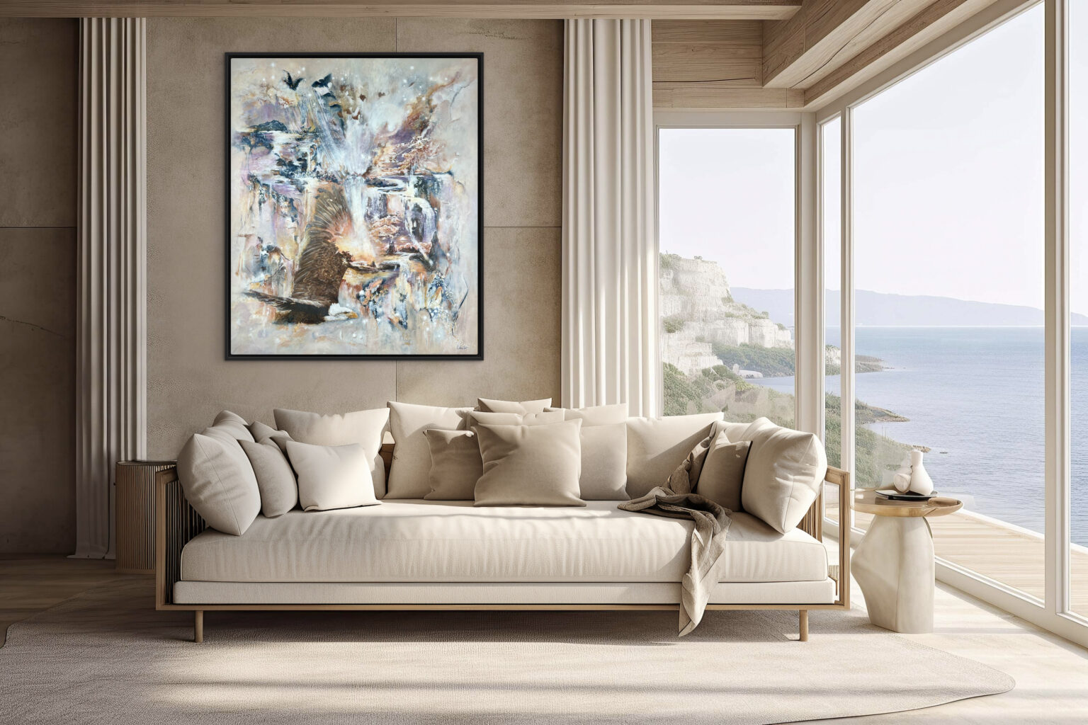 Midt i landskabet breder ørnen sine vinger – et symbol på frihed, styrke, overblik og vision.