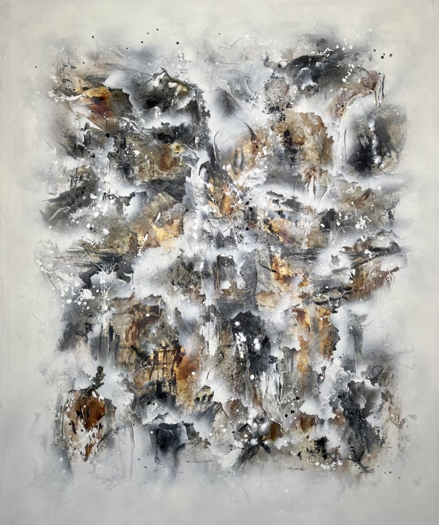 originalt maleri Spor af liv